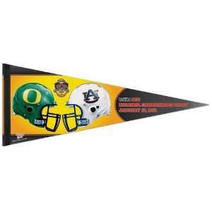  AUBURN UNIVERSITY Premium Pennant 12x30 Oregon/Auburn 