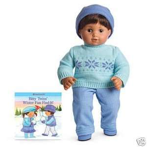  American Girl Bitty Baby Twin boy Fair Isle Sweater Set 