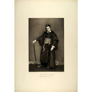  1887 Photogravure Henry Irving Actor Shylock Jew Merchant 