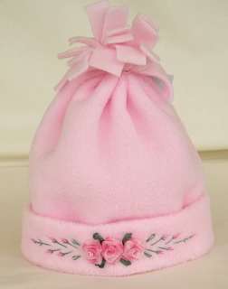 Custom Boutique Handmade Baby Pink Roses Set BCMM J4B  