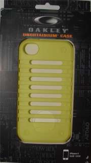 Brand New Oakley Unobtainium Iphone 4 Yellow Case 99159 762  