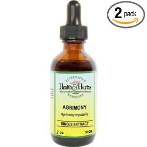 Alternative Health & Herbs Remedies Agrimony, 1 Ounce Bottle (Pack of 