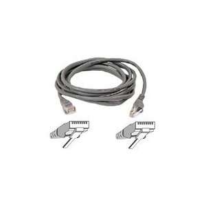   Patch cable Gray 8 Feet For Use W/ 10/100 Base T Networks Electronics