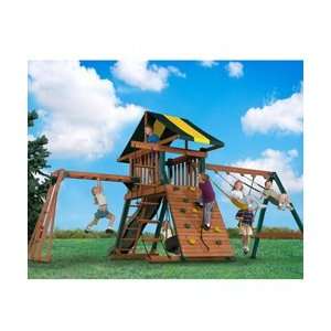 Backyard Play Systems 4018 Wooden Playset   with Monkey 
