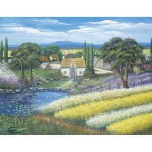  Jackie   Farmhouse in Provence Size 22x28   Poster by Jackie 