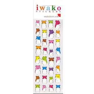  Iwako Hamster Stickers 3 Toys & Games