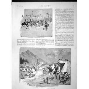   1893 MOUNTAIN BATTERY FRENCH ARTILLERY JAGER CORPS WAR