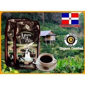 Certified Organic Ground Coffee Monte Alto 2 Bags  Grocery 