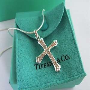  Tiffany & Co Cross Pendant Necklace 