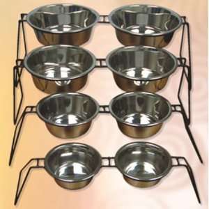 QT Dog SS0402 7 in. 2 Quart Uniwire Diner with Bowl