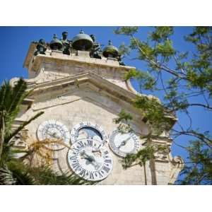  Valletta, Clock Tower of Grand Masters Palace in Centre 