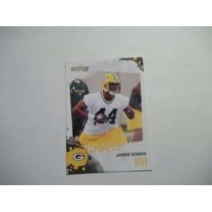  2010 Score #348 James Starks RC Rookie Green Bay Packers 