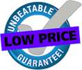 Unbeatable Low Price Guarantee