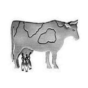  Pewter Cow With Udders Pin JJ Jonette 