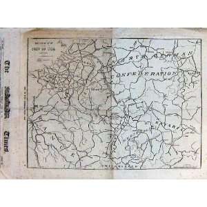 The Times Newspaper July 26Th 1870 Sketch Map Seat War 