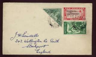 NEW ZEALAND ARMY 1952 FIELD POST OFFICE ENV. SUEZ CANAL  