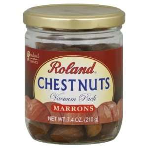 Roland, Chestnut Ntrl Whl Jar, 7.4 OZ (Pack of 12)  