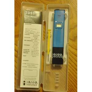 Hanna TDS 1 Meter conductivity tester 0 999 with case, water purity 