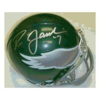  Ron Jaworski Signed Mini Helmet   Philadelphia Eagles 2bar 