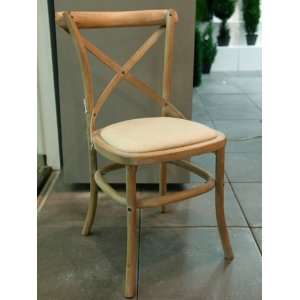  34.2hx20wx19.8l French Bent Wood Bistro Chair Smoke 