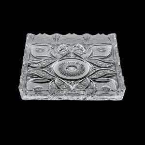  Crystal Square Pastry Tray 