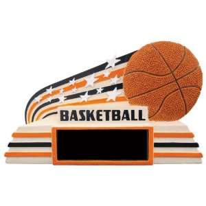   Basketball Sport Stone Resin Trophies BLACK BRASS PLATE 5 X 9.5 TROPHY