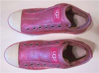 Ugg Womens RASPBERRY ROSE Sparkle Shoes Sizes 7,8  