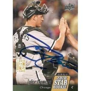  Tyler Flowers Signed Chicago White Sox 2010 UD Card 