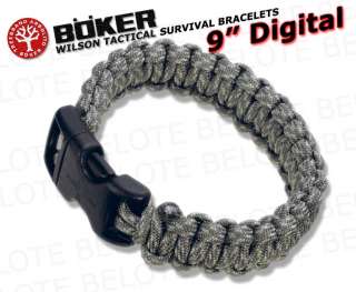 Boker W Tactical 9 DIGI CAMO Survival Bracelet 09WT223  