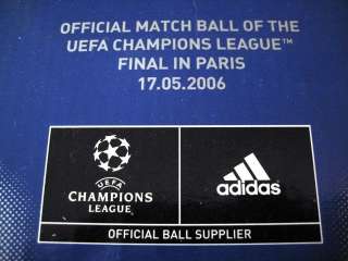   [Final Paris 2006] Official Soccer Match Ball UEFA CHAMPIONS LEAGUE