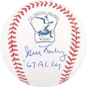  Jim Lonborg Autographed Baseball  Details Cy Young Logo 