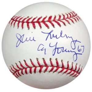  Jim Lonborg Autographed MLB Baseball 67 Cy Young MLB Holo 