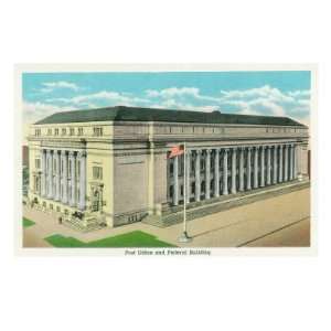  Denver, Colorado, Exterior View of the Post Office and 