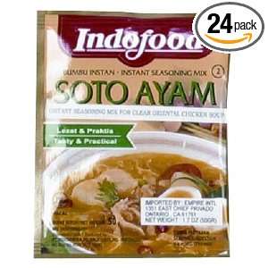 Indofood Soto Ayam, 1.6000 Ounce (Pack of 24)  Grocery 