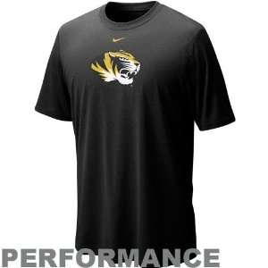  Nike Missouri Tigers Black Legend Logo Performance T shirt 