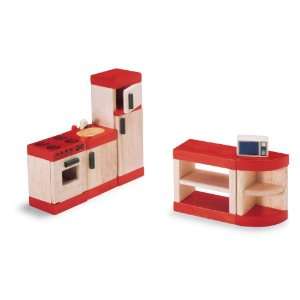   Wooden Accessory Set compatible with Doll Houses from Pintoy, Plan