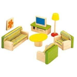   Wooden Accessory Set compatible with Doll Houses from Pintoy, Plan