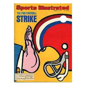 NFL Strike Unsigned Sports Illustrated Magazine   August 8, 1974