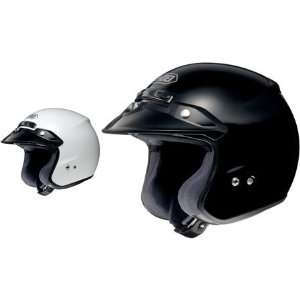    Shoei RJ Platinum R Open Face Helmet Medium  White Automotive