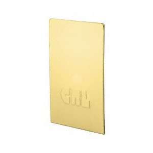  CRL Satin Brass End Cap for B7S Series Heavy Duty Square 