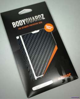 New bodyguardz black carbon fiber armor skin for Samsung infuse 4G 