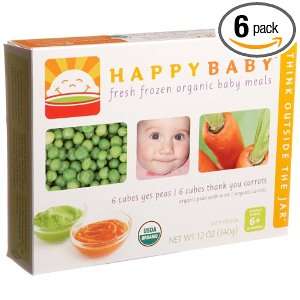 Happy Family Happy Baby   Stage 1 Yes Peas and Thank You Carrots, 12 