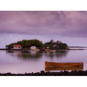  Mauritius, Mahebourg, Ile Mouchoir Rouge Island, Dusk, Mauritius 