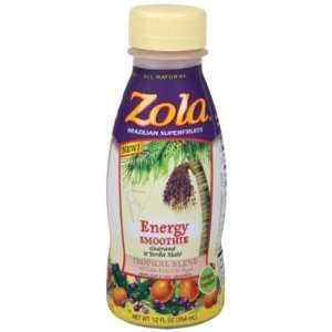 Zola Acai, Bev Brzln Sprfrt Energy, 12 Fluid Ounce (3 Pack)  