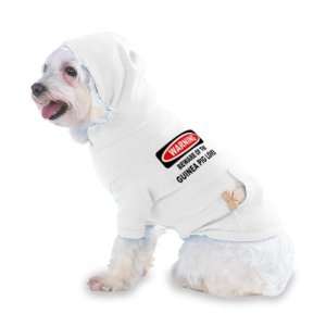  BEWARE OF THE GUINEA PIG LOVER Hooded (Hoody) T Shirt with pocket 