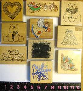 Stampin Up, Hero Arts, DOTS Rubber Stamps You Choose  