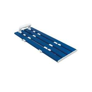 AKW Tromode 4 Slat Bathboard and Shower Seat, 28 1/2, Blue with White 