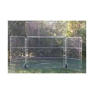  Portable Backstop with Side and Top Panels Sports 