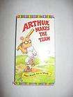 Arthur Makes The Team VHS Movie