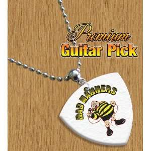  Bad Manners Chain / Necklace Bass Guitar Pick Both Sides 